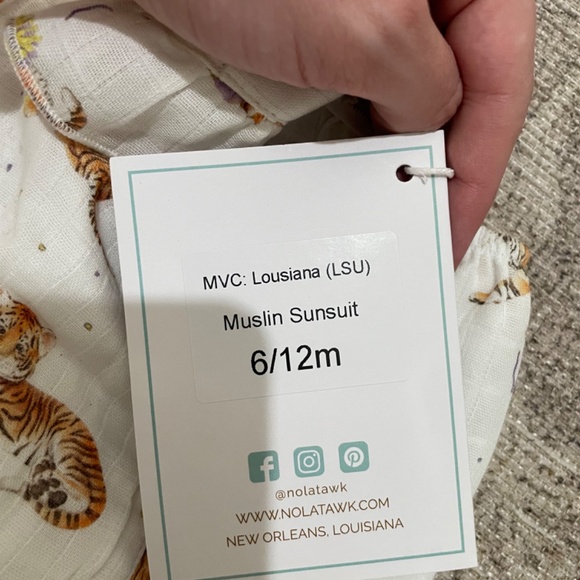 Nola Tawk LSU Muslin Bubble - Picture 2 of 2